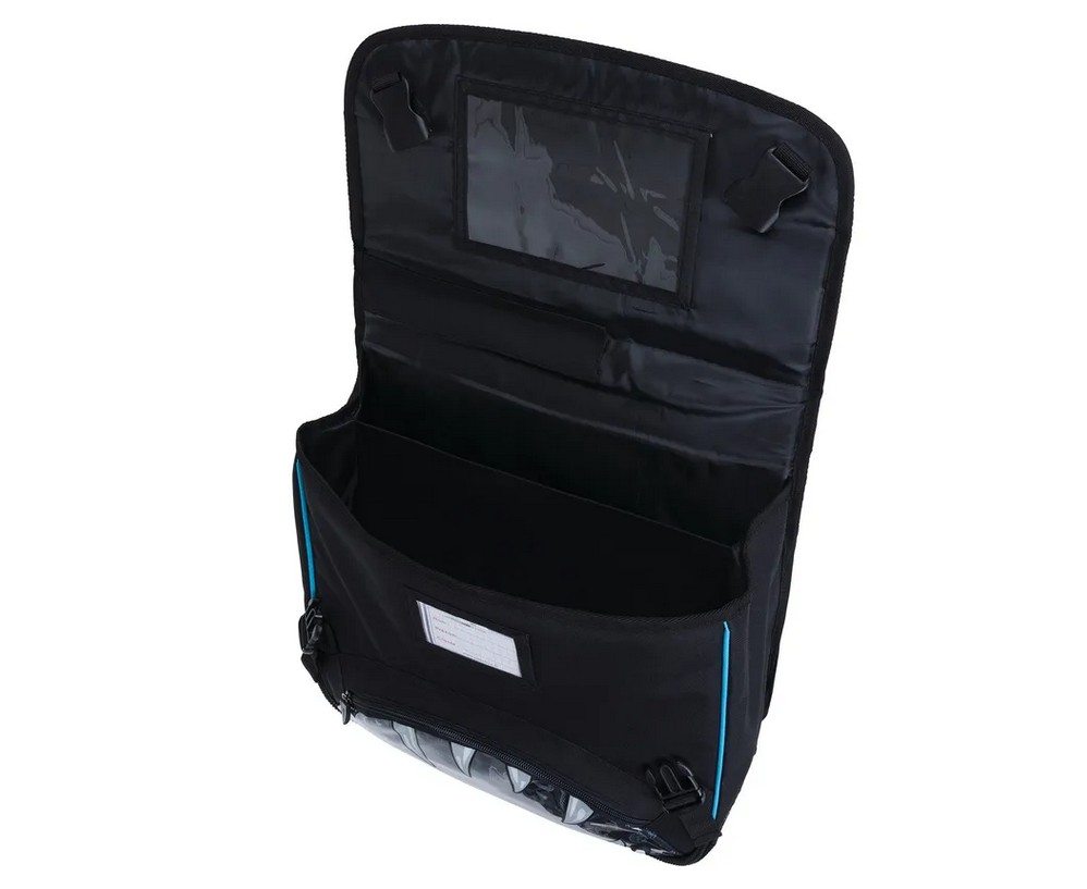 Oberthur - 1 Cartable D38 - Thème Monstre - Dimension 16 x 38 x 34 cm - 2 compartiments 