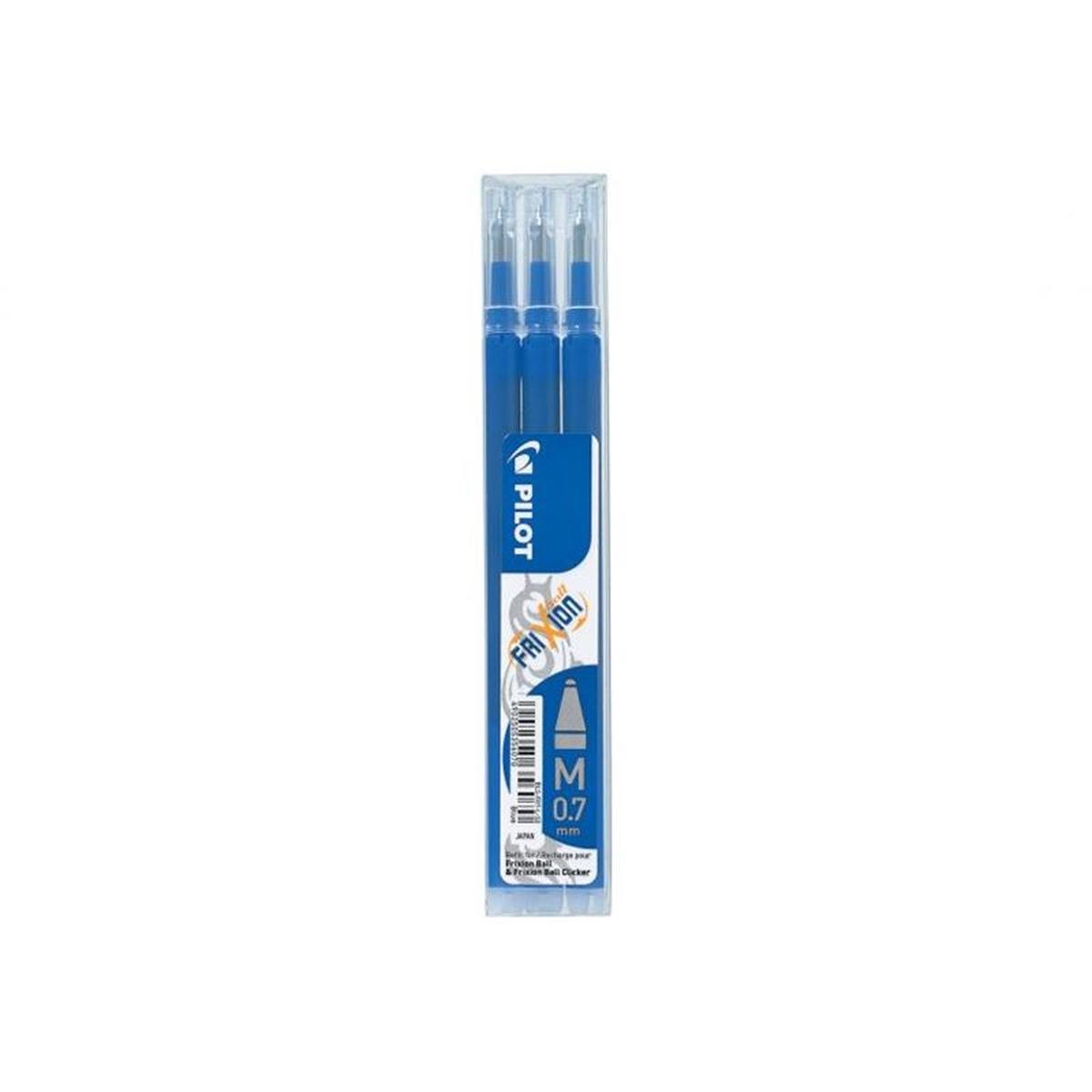 Recharges Pilot Frixion Ball BLS-FR7 0,7 mm encre bleue x36