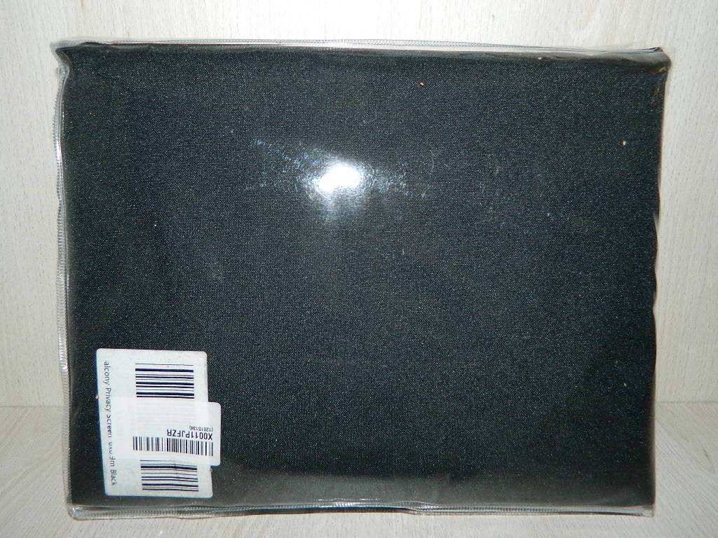 Brise vue pour balcon, terasse,jardin... 0.9x6m couleur noire