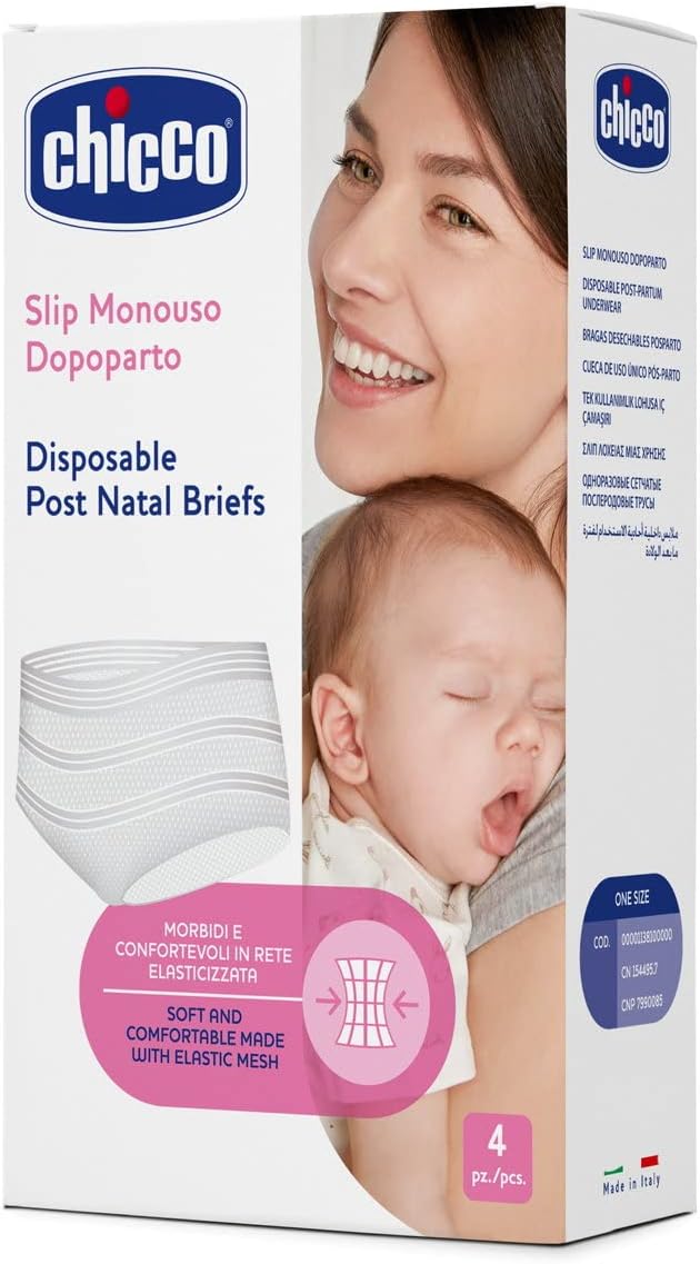 Culottes postnatales jetables Chicco taille unique blanches