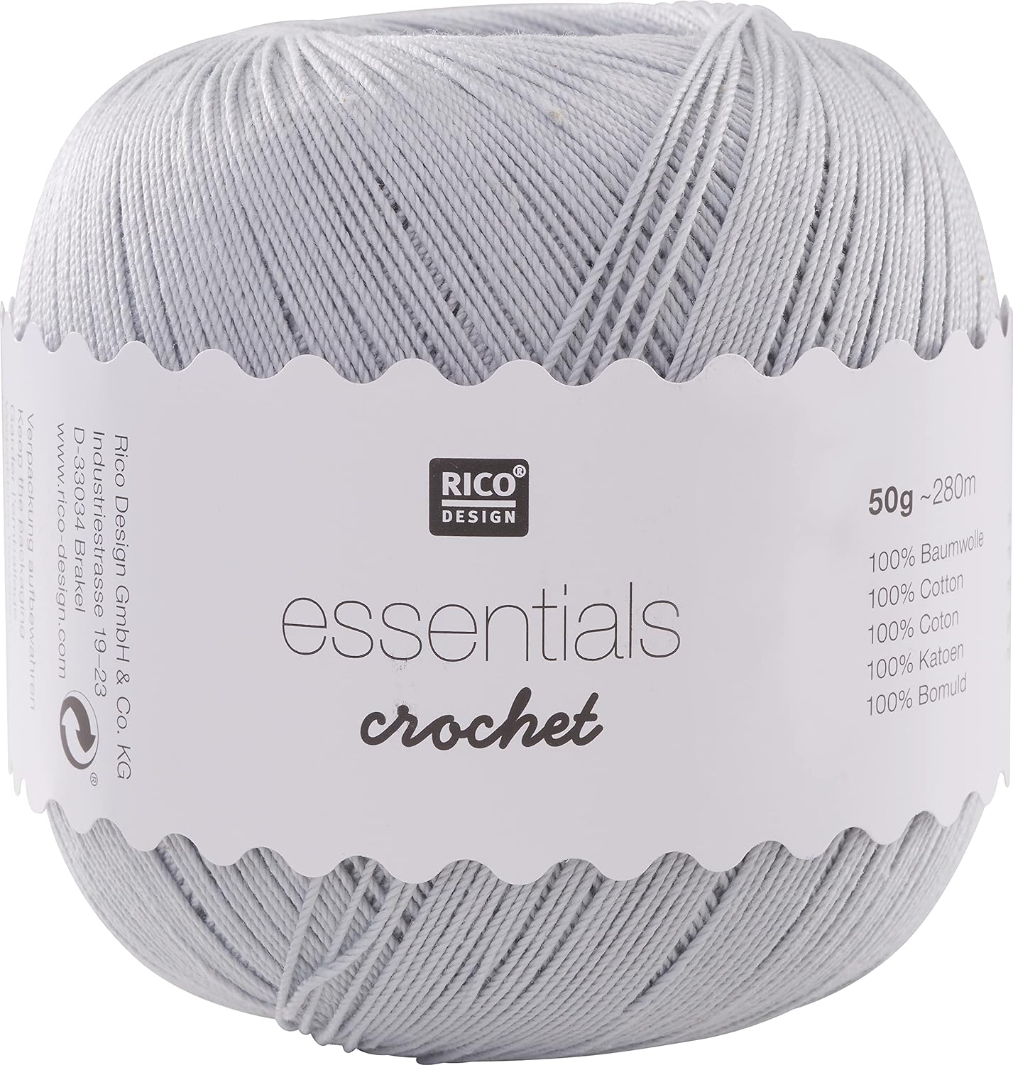 Essentials crochet Smokey Blue - Rico Design