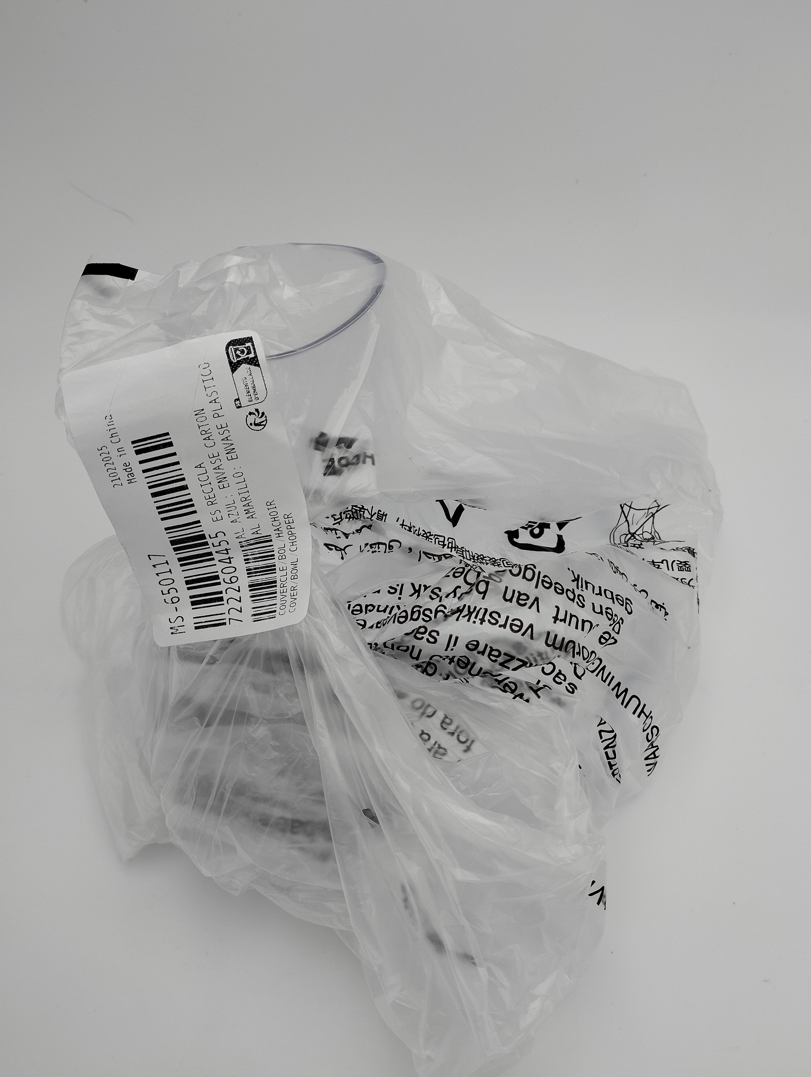 Couvercle de bol hachoir MS-650117