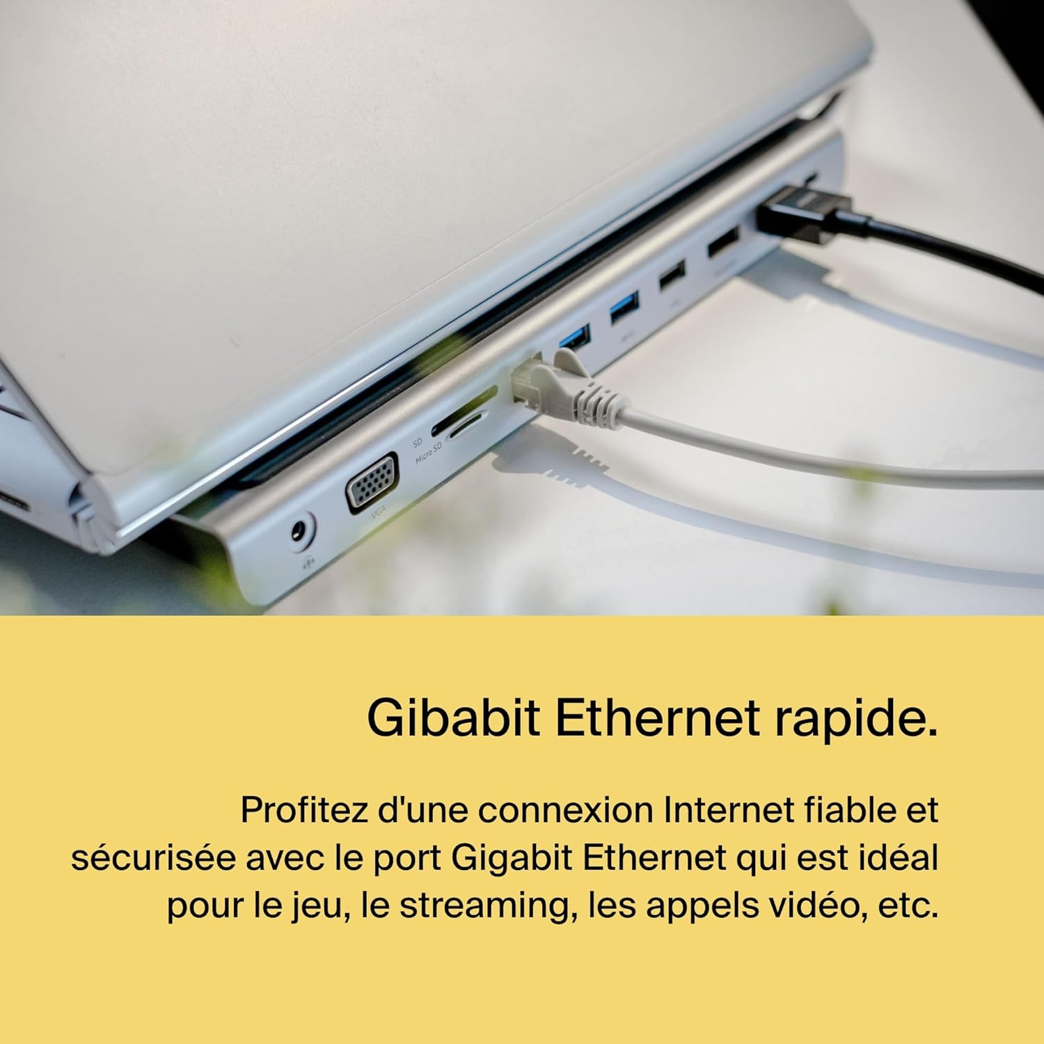 Station d'accueil PC portable Belkin Station d''accueil Multiport USB-C 11-en-1