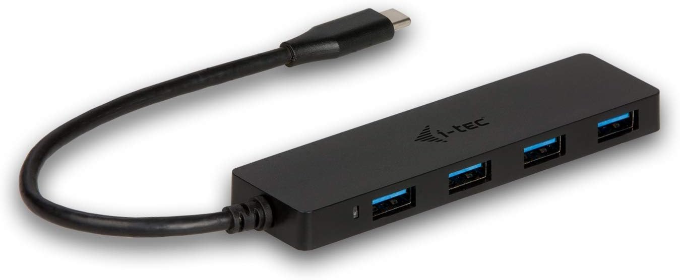 Hub USB-C i-tec fin à 4 ports USB 3.0