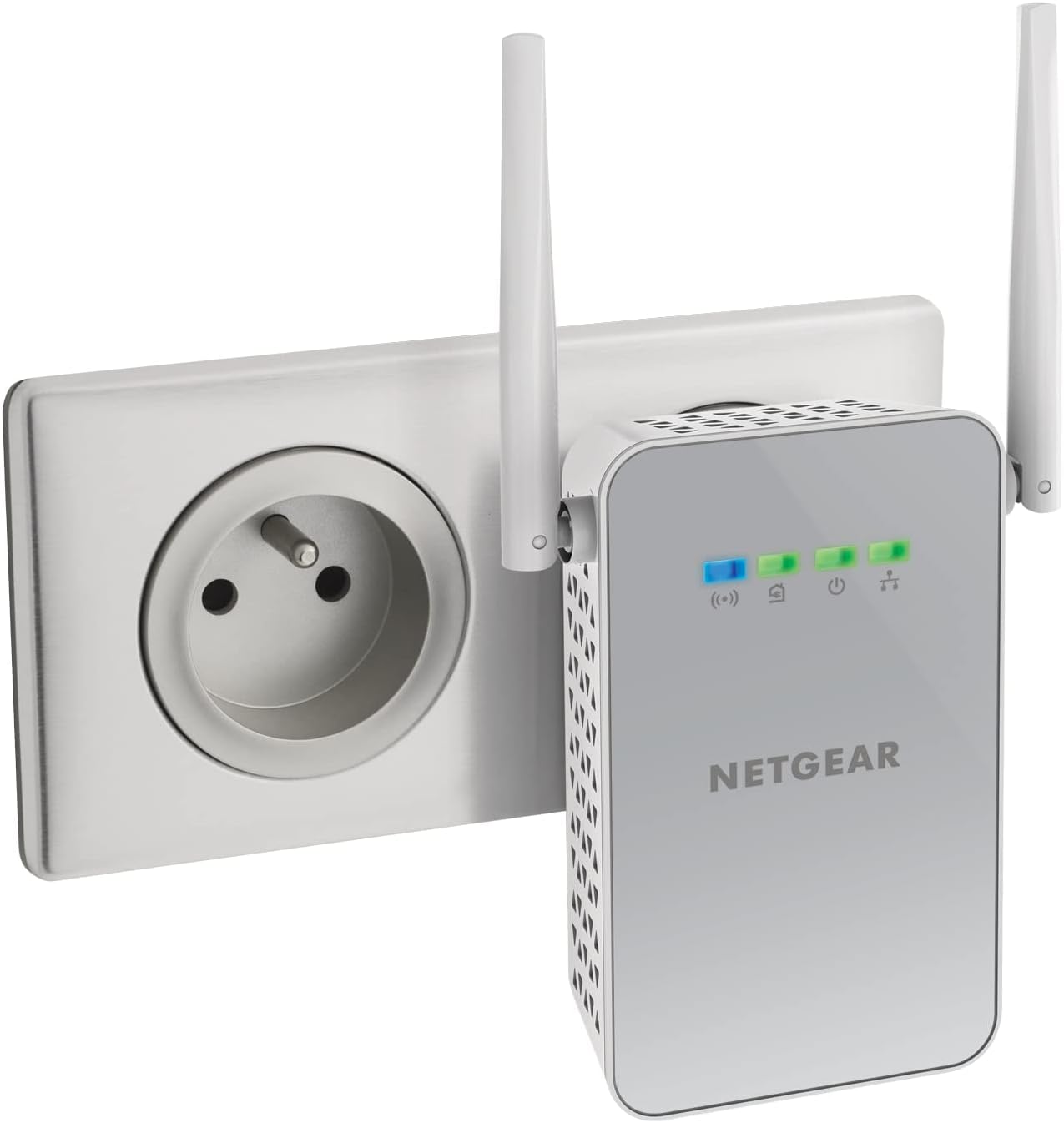 NETGEAR PLW1000, CPL WiFi 1000 Mbps avec 1 Port Ethernet, Prise CPL