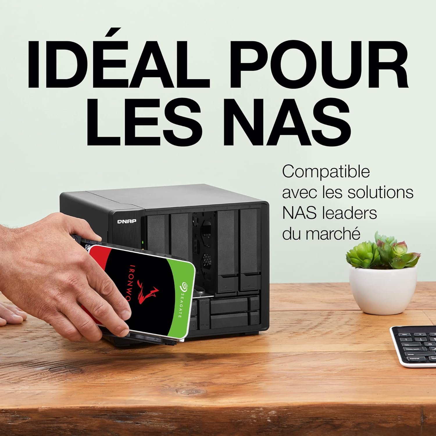 Disque dur interne NAS Seagate IronWolf 1 To 3,5