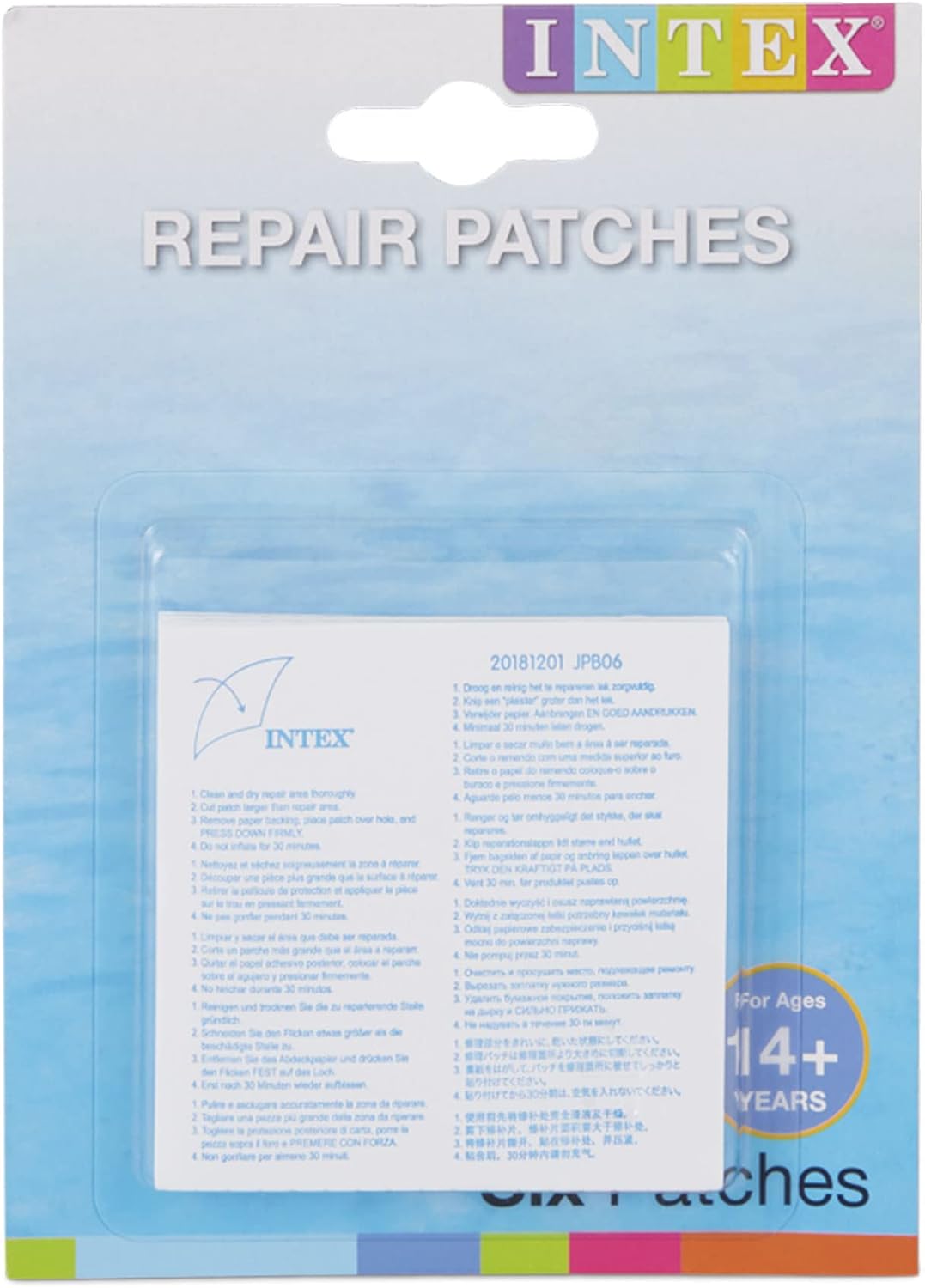 Intex Rustine de réparation 59631NP Transparent 49 x 49 x 0,2 cm 59631NP 