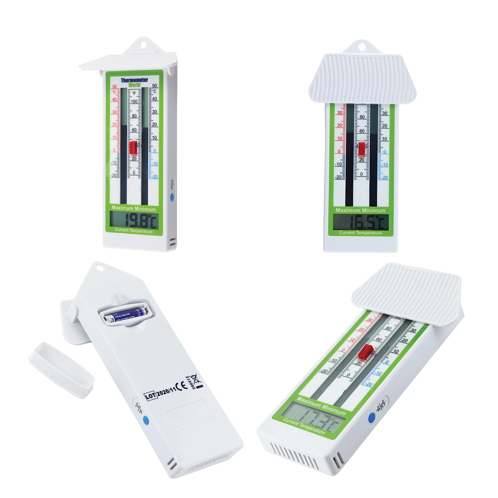 Thermomètre de serre numérique Max Min Température ambiante - Thermomètre Max