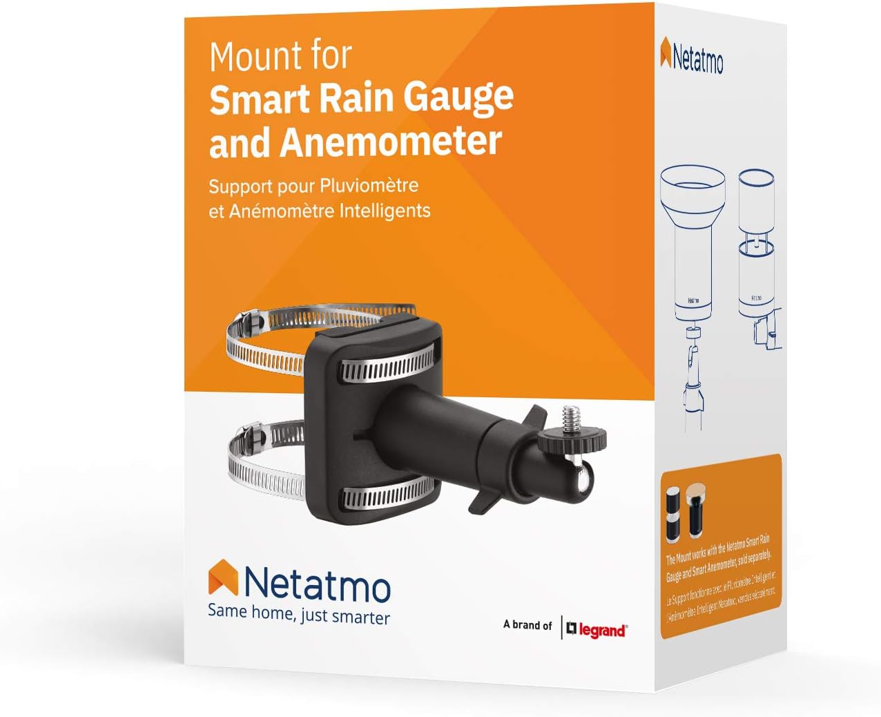 Netatmo NWM01-WW Support pour Pluviomètre/Anémomètre
