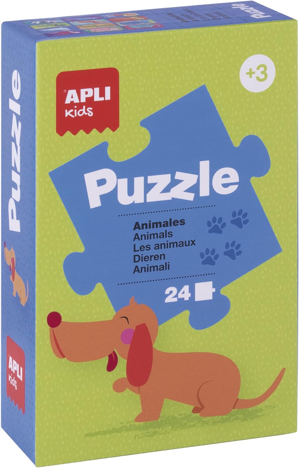  Apli- Lot de 6 Puzzles éducatifs modèles Assortis, Apli13856, Couleurs Assorties 