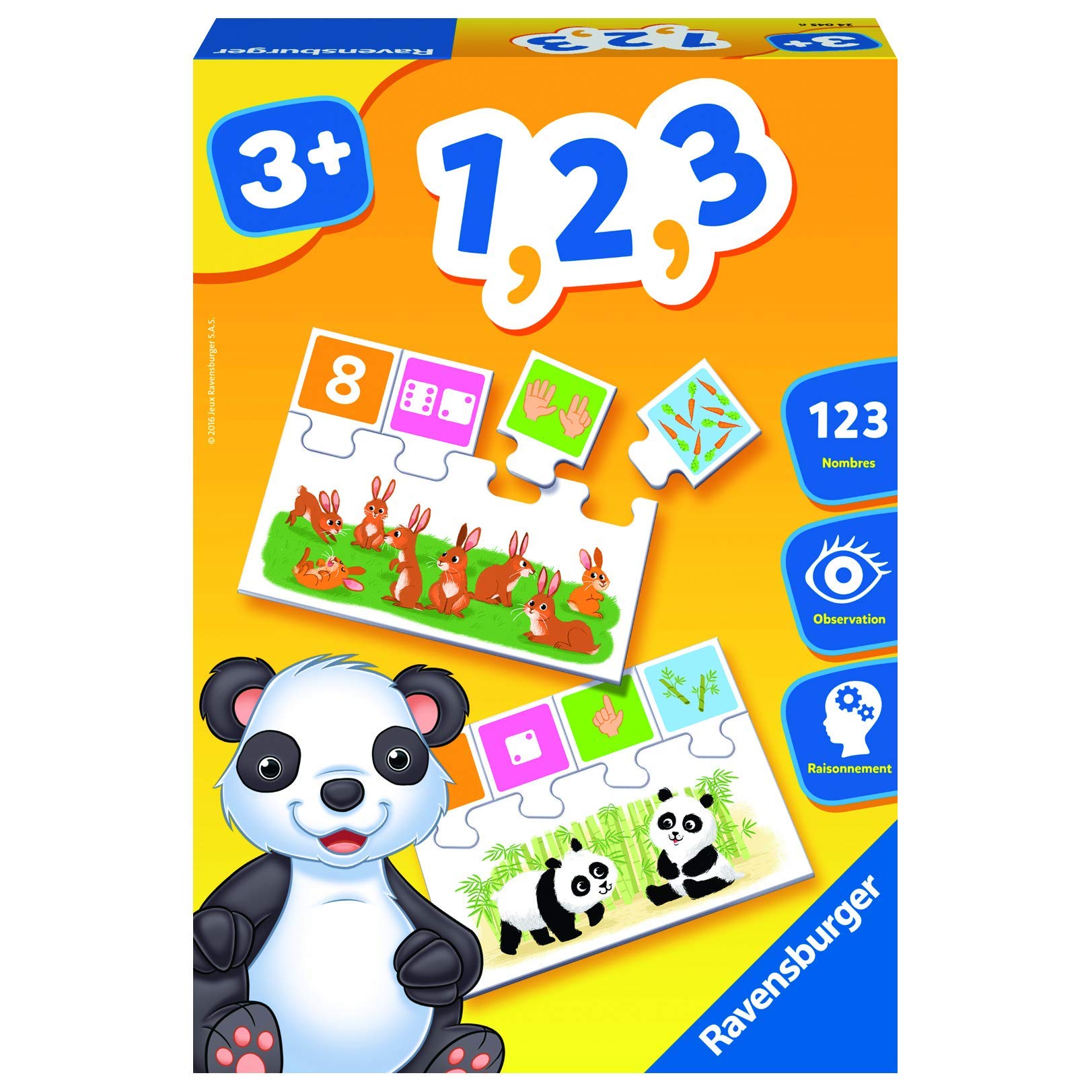 Jeu éducatif 1,2,3 Ravensburger