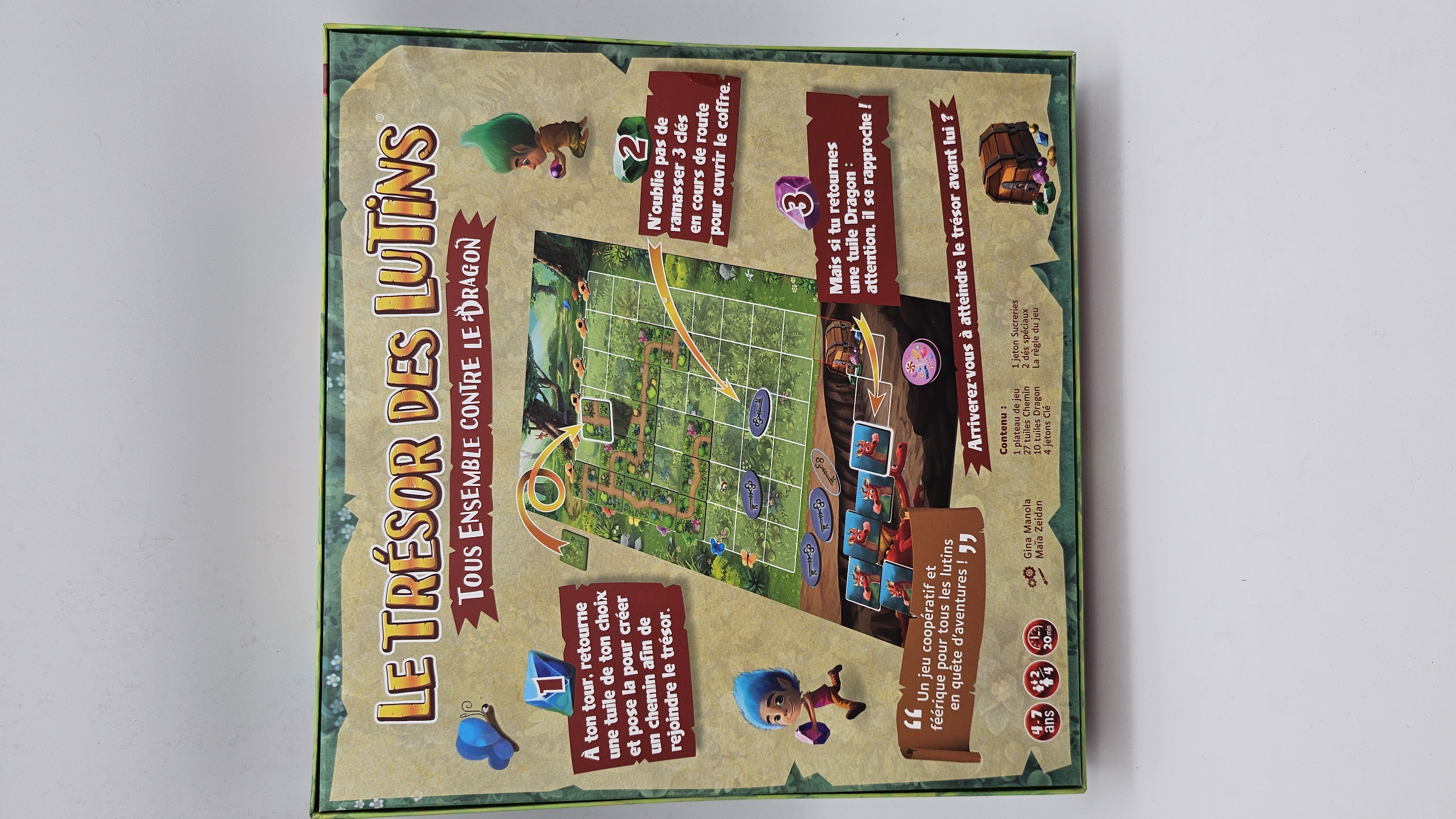 Le Trésor des Lutins – Jeu de société coopératif dès 4 ans