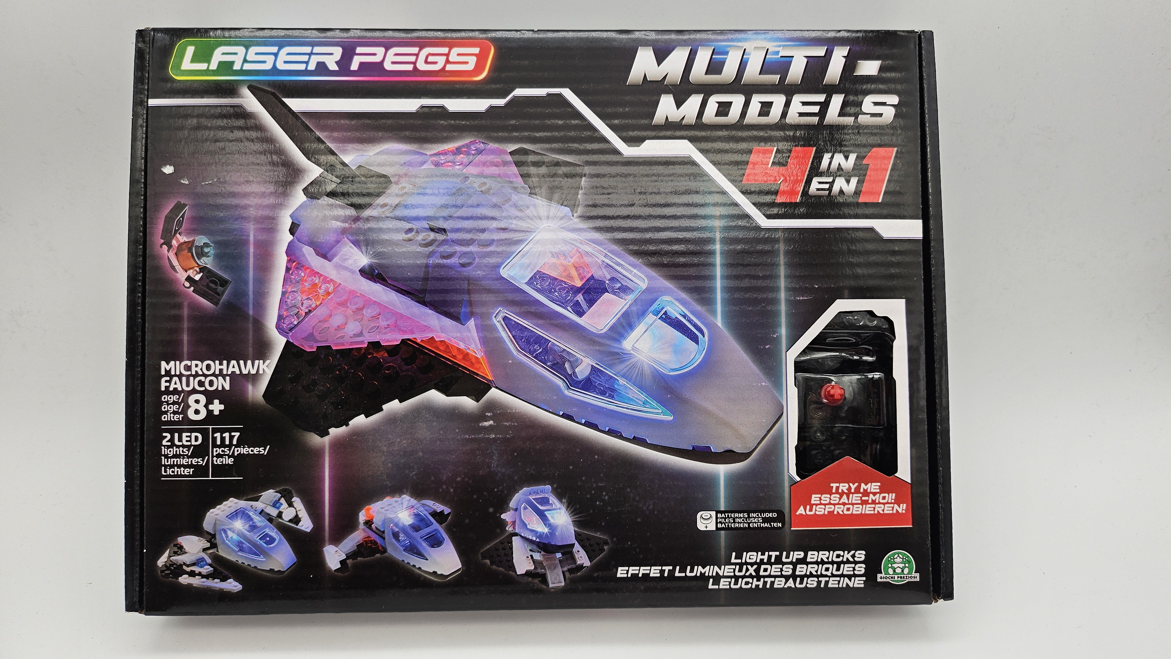 Laser Pegs Microhawk Faucon 4-en-1 dès 8 ans