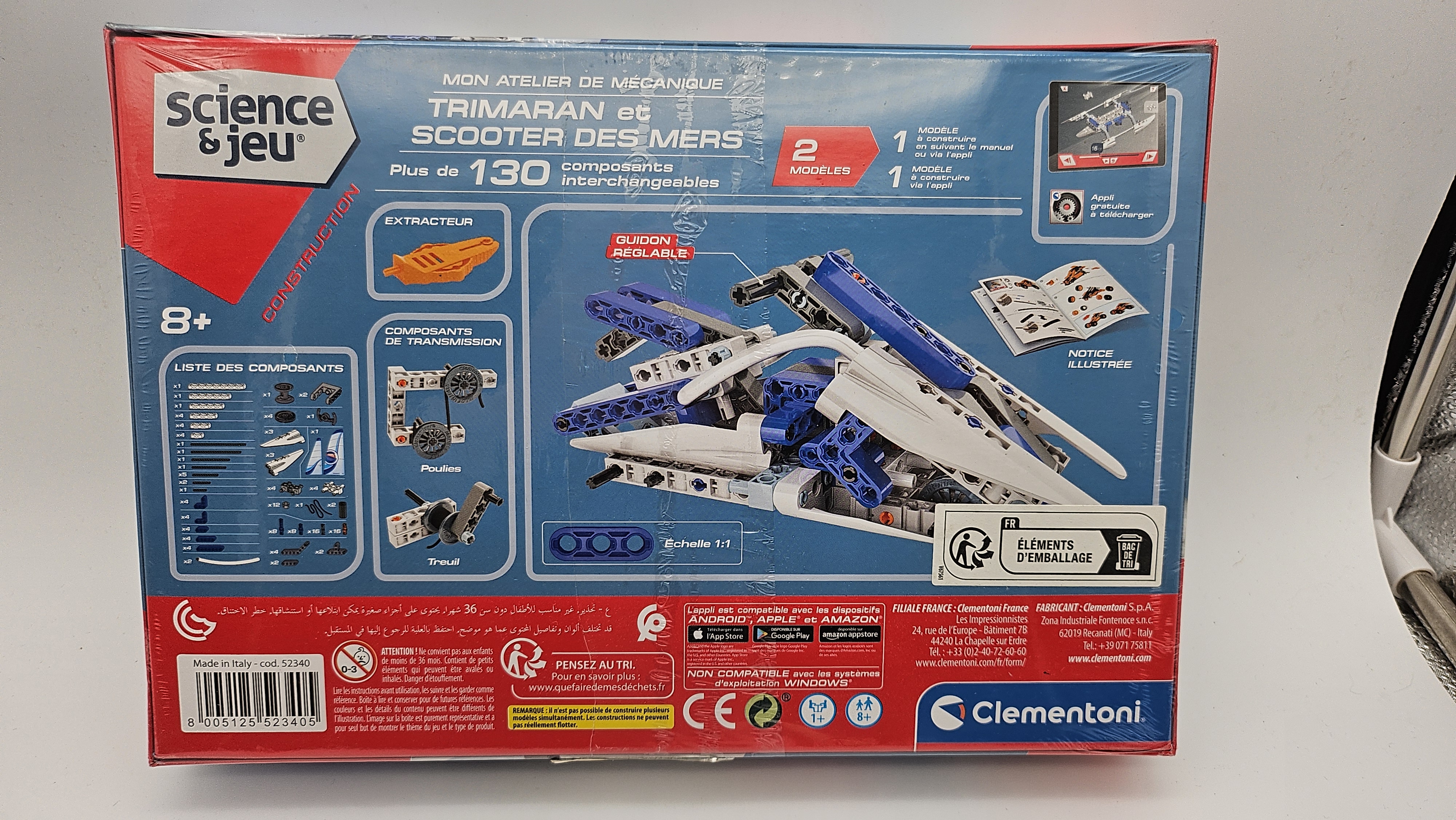 Clementoni Science & Jeu Trimaran et Scooter des Mers