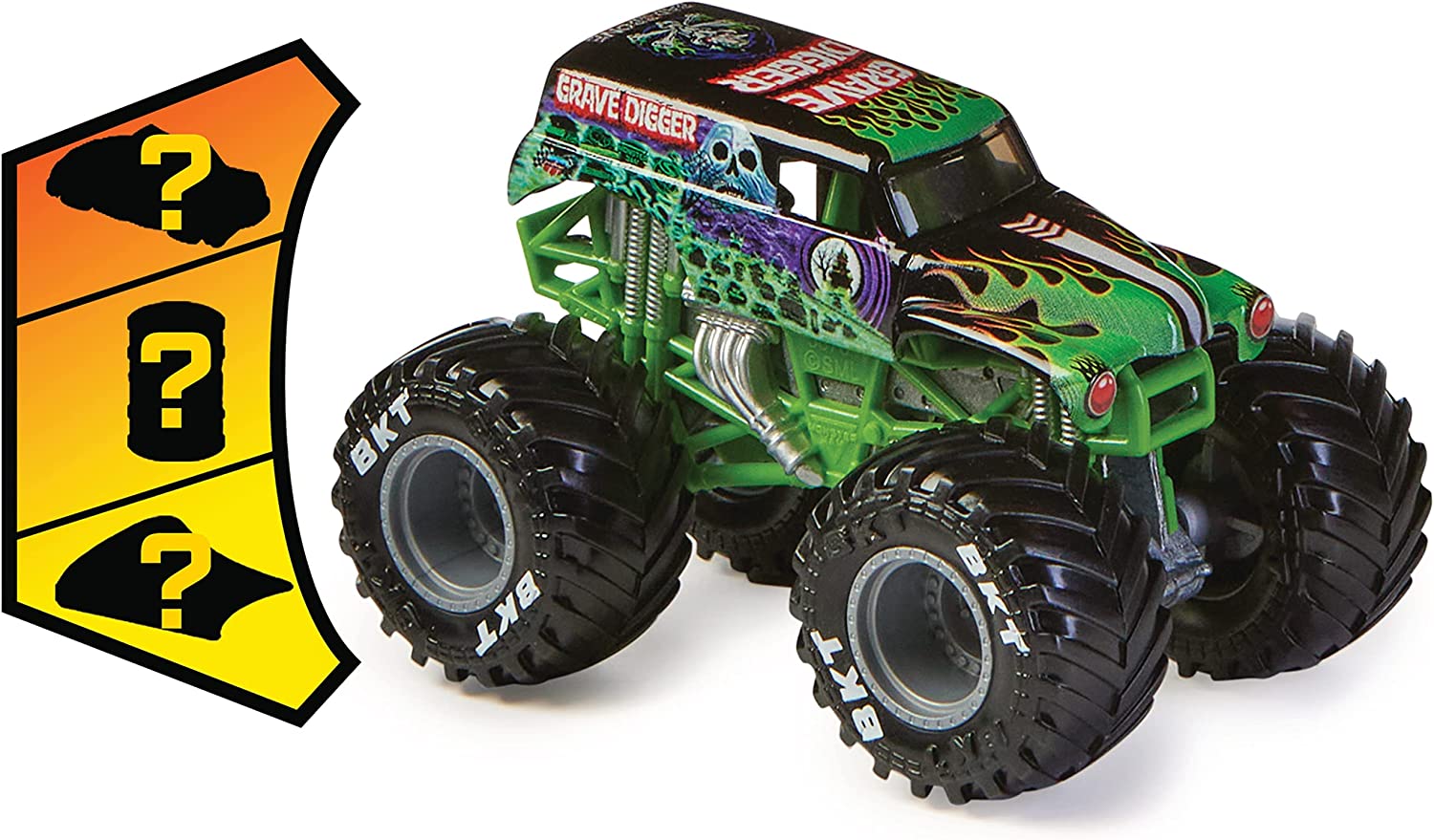 MONSTER JAM - PACK DE 1 VÉHICULE DIE CAST 1:64 - Véhicules Authentiques Monster Trucks Spectacles Monster Jam - À Collectionner - Echelle 1:64 - 6044941 -...