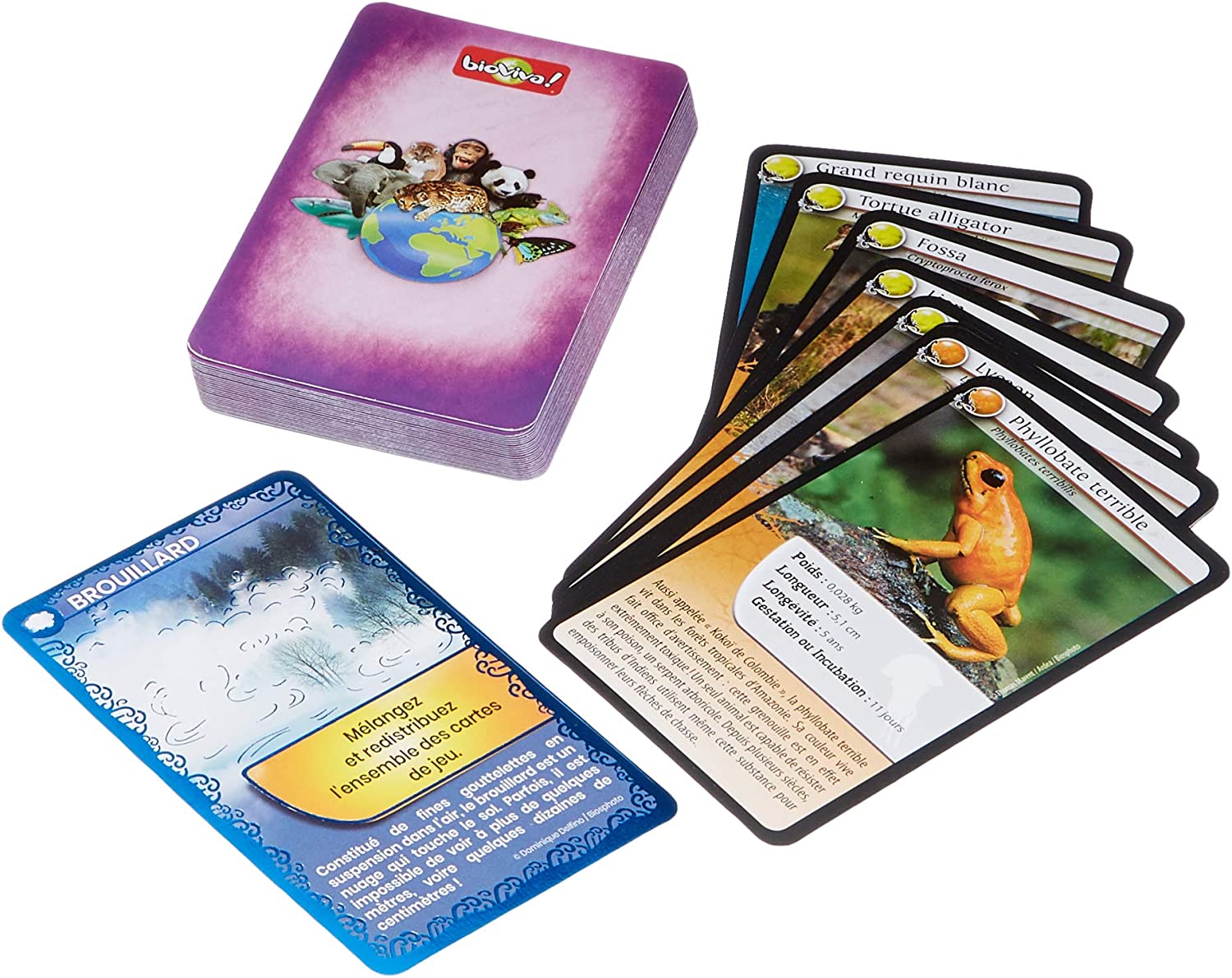 Bioviva Défis Nature Animaux Redoutables - Jeu de société éducatif dès 7 ans
