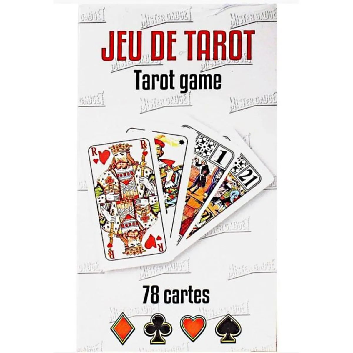 1 JEU DE TAROT 78 CARTES A JOUER DE LUXE SOCIETE 