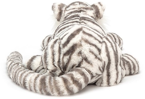 Jellycat Peluche Sacha Tigre neige - 27cm