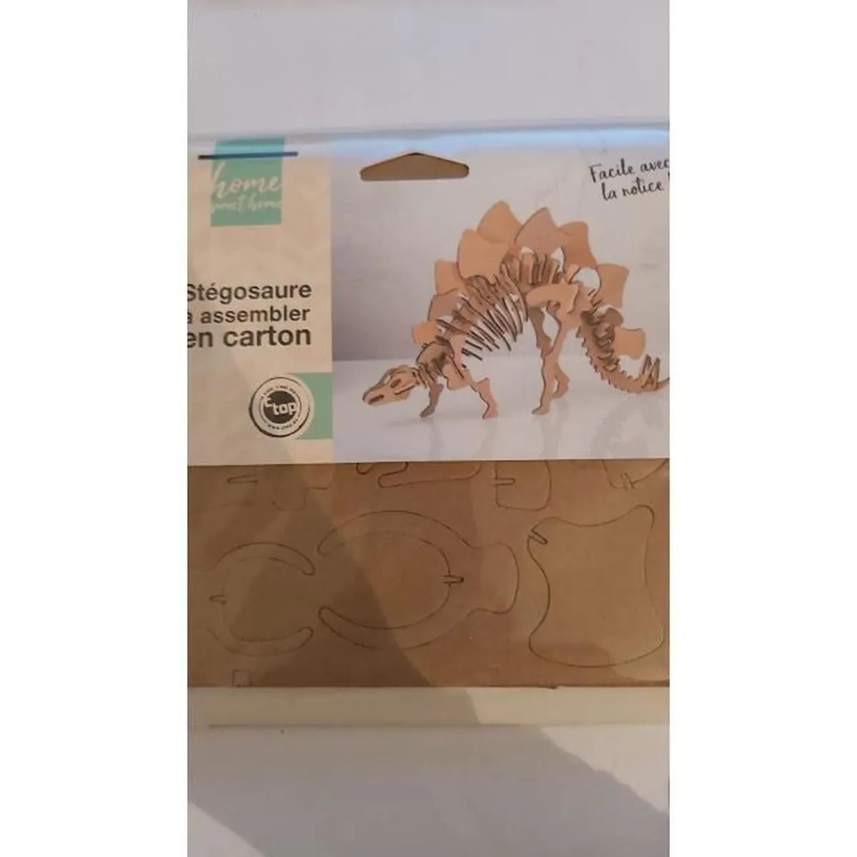  Stégosaure carton à assembler 26x16x7cm
