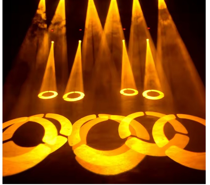 Mini Led Dmx Gobo 60W à tête mobile, éclairage de scène pour Club Dj fête Disco mariage