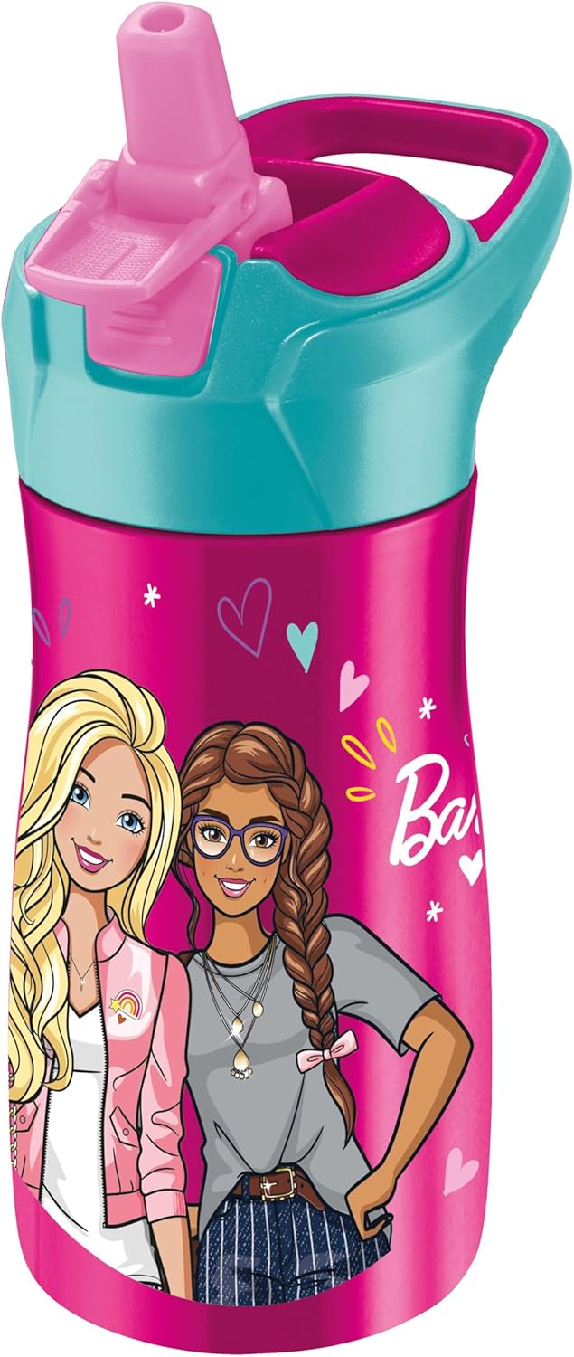 Gourde enfant Maped Picnik Barbie inox 430 ml rose