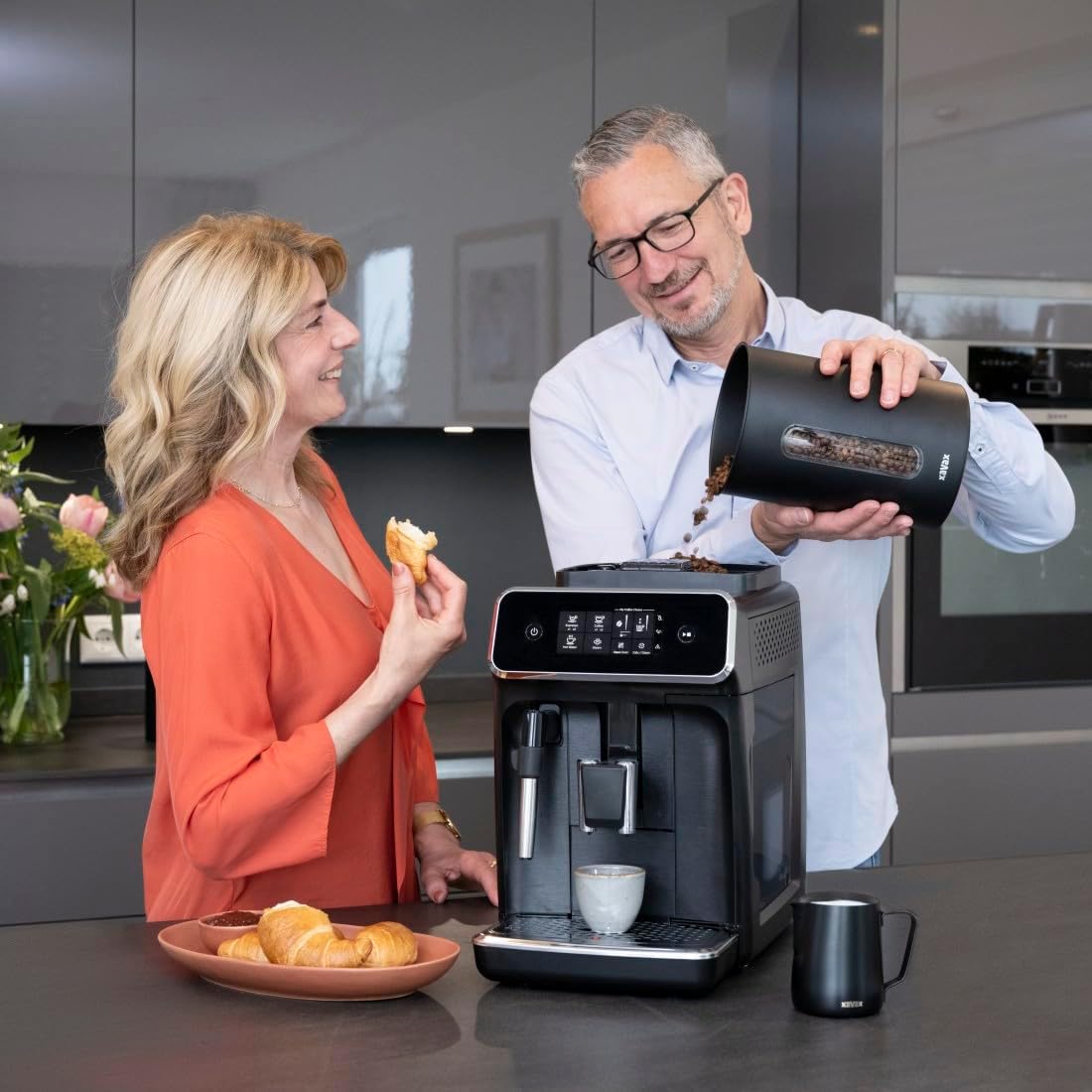 Xavax Pot à café en acier inoxydable