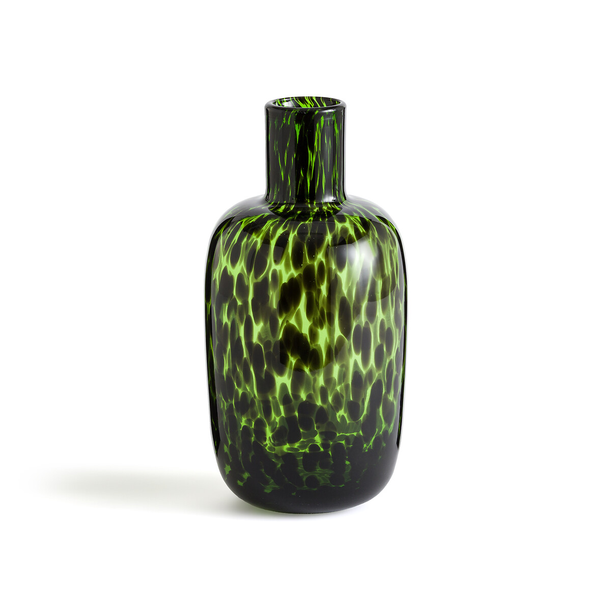 Vase tacheté en verre H30 cm, Fauvita
