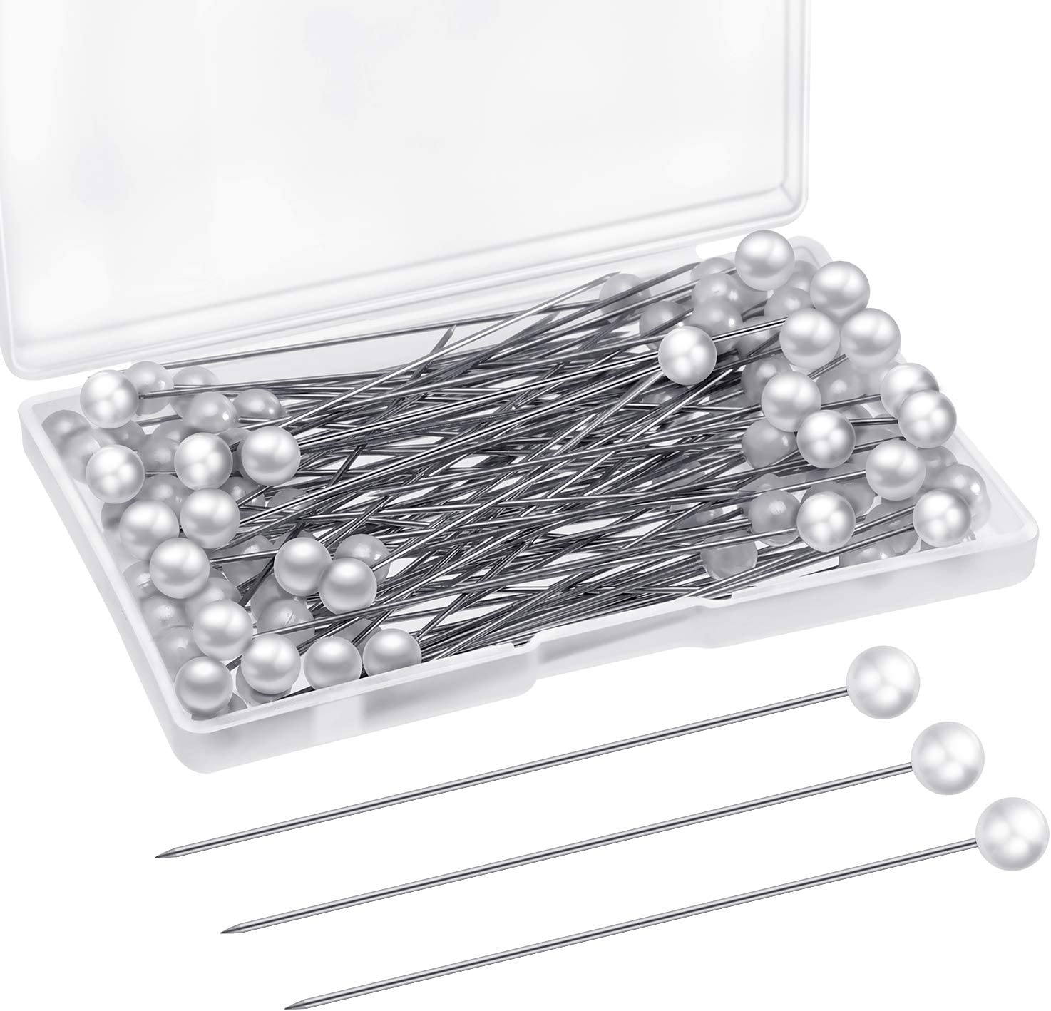Épingles de Corsage pour Mariage Artisanal à Coudre Décorations (100 Pièces avec 1 Boîte) 