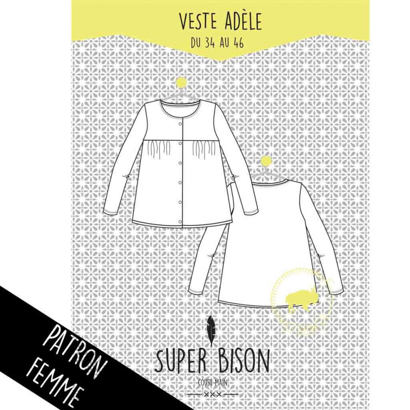 Patron de couture Veste Adèle - Super Bison