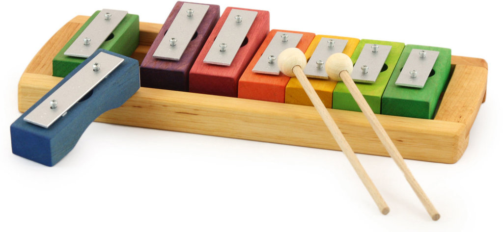 Produit neuf en déstockage – Glockenspiel diatonique coloré en bois