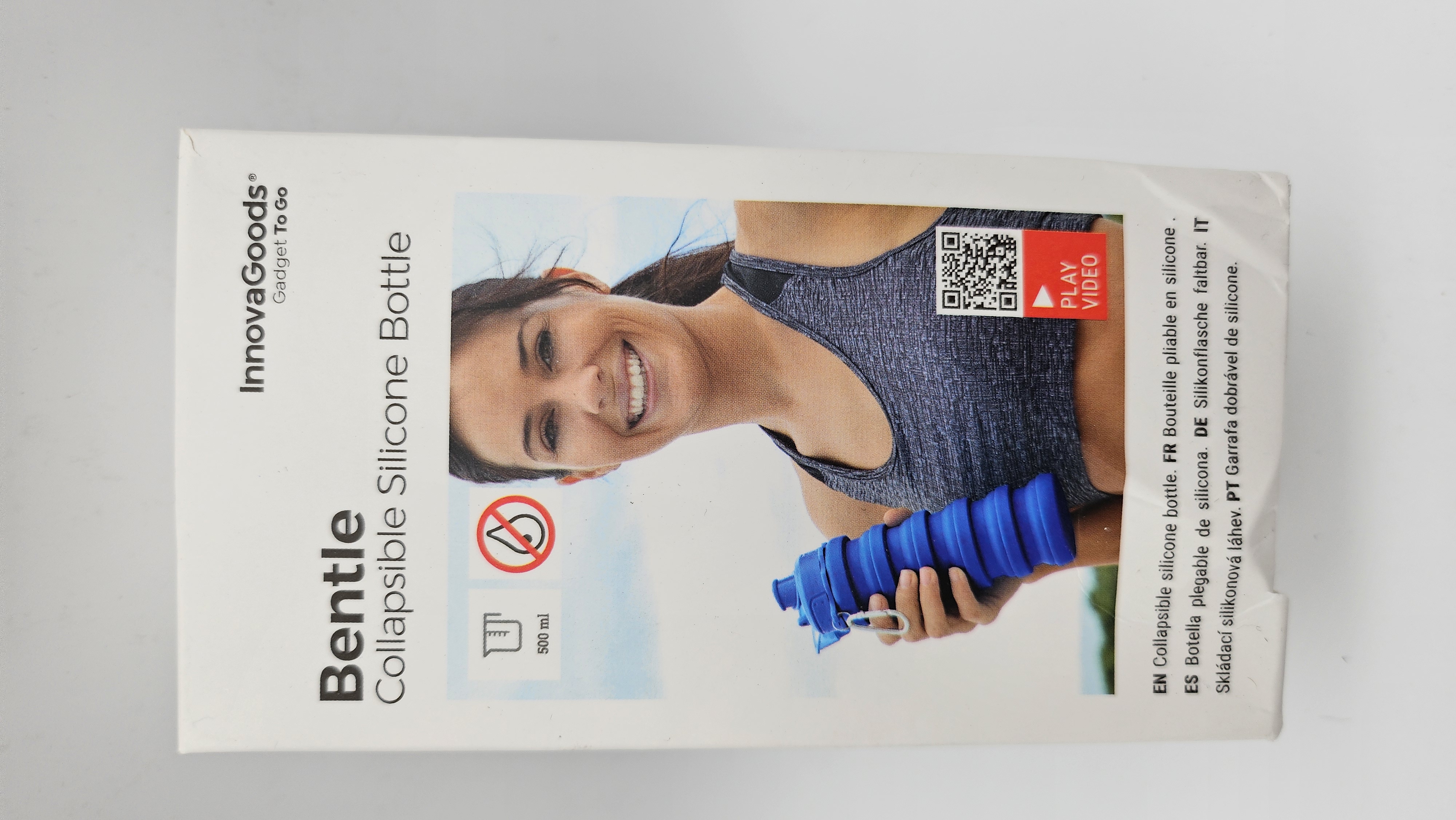 Bouteille pliable en silicone Bentle InnovaGoods 500 ml