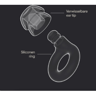 Écouteurs Loop Quiet 2 Plus avec doubles Pointes – Écouteurs réutilisables super confortables pour le sommeil, la concentration profonde, la sensibilité sonore et les voyages | Atténuation de 24 dB (SNR) + 3 dB avec double Pointes