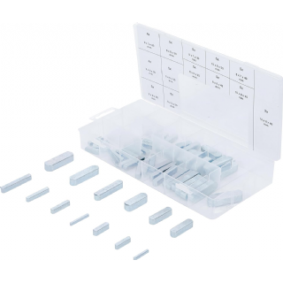 Assortiment de 60 Clavettes droites / parallèles BGS 8141