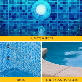 Mastic d'étanchéité - SIKA - Sikaseal 163 - Transparent - 300 ml - Spécial Piscine