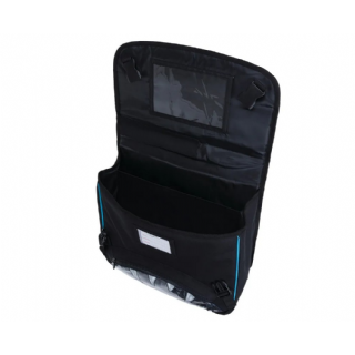 Oberthur - 1 Cartable D38 - Thème Monstre - Dimension 16 x 38 x 34 cm - 2 compartiments 