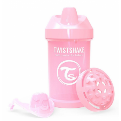 Twistshake - gobelet 300ml pastel pink (crawler cup) 300ML