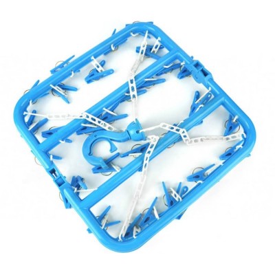 Multifonction 32 Clips pinces à vêtements pliable suspendus vêtements étendoir