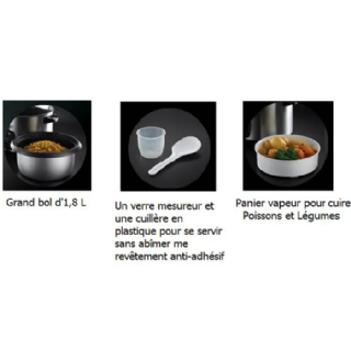 Cuiseur à riz Russell Hobbs 1,8 L avec panier vapeur