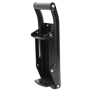 Broyeur de canettes, jusqu'à 500 ml, HMF 3750-02, 11,5 x 32,5 x 8 cm, noir