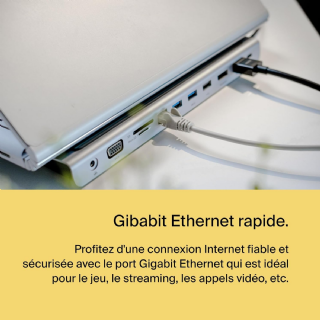 Station d'accueil PC portable Belkin Station d''accueil Multiport USB-C 11-en-1