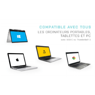 i-Tec - Adaptateur réseau - USB-C 3.1 - Gigabit Ethernet x 1 - gris sidéral