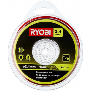 Fil universel rond ø 2,4 mm - RYOBI - Tête Easy Fit™ - Accessoires coupe-bordures et débroussailleuses