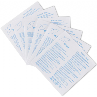 Intex Rustine de réparation 59631NP Transparent 49 x 49 x 0,2 cm 59631NP