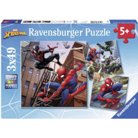 Ravensburger - Puzzle Enfant - Puzzles 3x49 p - Spider-man en action - Marvel spider-man - Dès 5 ans - 08025