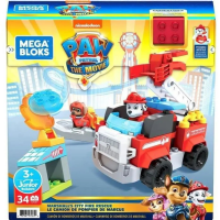Mega Bloks - Coffret Pompier Pat' Patrouille - Briques de construction - Dès 3 ans