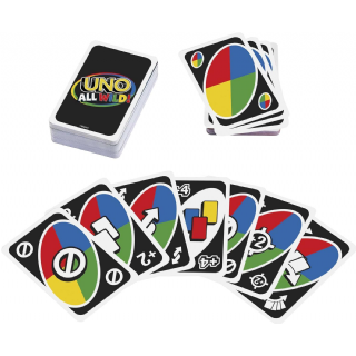 Mattel Games HHL33 Uno All Wild Jeu de société et de Cartes, 2 à 10 Joueurs, dès 7 Ans