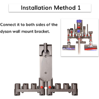 Organisateur et support d'accessoires de type Dyson