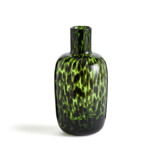 Vase tacheté en verre H30 cm, Fauvita