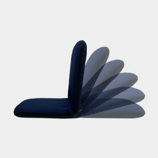 Chaise pliante NOCK Lite, 100 x 41 x 7 cm, 6 positions, bleu marine - Sans accoudoirs