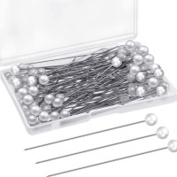 Épingles de Corsage pour Mariage Artisanal à Coudre Décorations (100 Pièces avec 1 Boîte) 